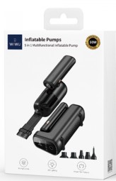 Автомобильный компрессор/пылесос WIWU Inflatable Pumps 5в1 Wi-AI002 черный