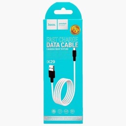 Usb Кабель-зарядка Micro Hoco X29 Superior 2A 1м силиконовый белый