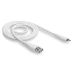Usb Кабель-зарядка Lightning Walker C305 1м 2.1A белый