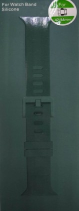 Сменный браслет силиконовый для Apple Watch 42mm с застежкой в коробке бирюзовый