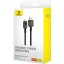 Usb Кабель для зарядки Apple Lightning Baseus Сluster Unbreakable 100W 1м черный