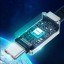 Usb Кабель для зарядки Apple Lightning Baseus Сluster Unbreakable 100W 1м черный
