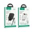 Сетевое зар. устр. Hoco C86A с шнуром Micro 2USB, 2.4A белое
