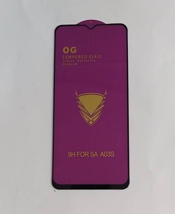 Защитное стекло для Samsung Galaxy A03S OG Purple черное
