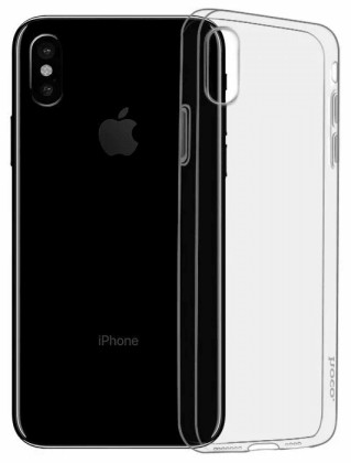 Накладка для i-Phone Xs Max Hoco Light силикон прозрачный