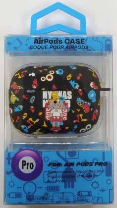 Силиконовый светящийся в темноте чехол для AirPods Pro Luxo Kaws рисунок №54