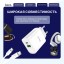 Зарядный блок с шнуром Type-C на Lightning Hoco C80A 1USB/1С PD3.0/QC3.0 3A 20W белое