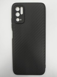 Накладка для Xiaomi Redmi Note 10T силикон карбон