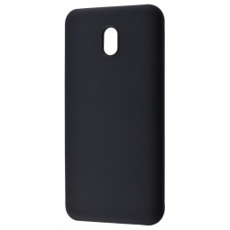 Чехол-накладка для Xiaomi Redmi 8A силикон матовый чёрный