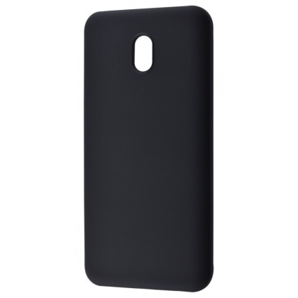 Чехол-накладка для Xiaomi Redmi 8A силикон матовый чёрный