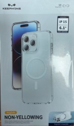 Накладка для i-Phone 15 Keephone Non-Yellowing прозрачный