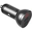 Автомобильный зарядный блок Baseus Digital 2USB 2.4A 24W черное