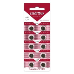 Батарейка часовая Smartbuy AG7-10B (200/2000) SBBB-AG7-10B