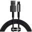 Baseus Tungsten Gold Fast Charging Data Cable USB to iP 2.4A 2m Black