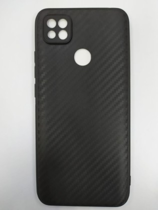Накладка для Xiaomi Redmi 9C силикон карбон