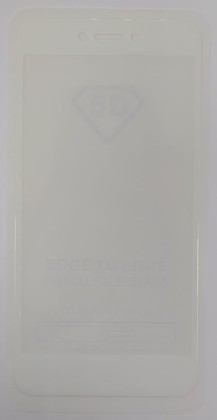 Защитное стекло для Xiaomi Redmi 5A/Go 9D белое