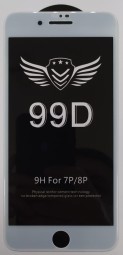 Защитное стекло для i-Phone 7 Plus/8 Plus 99D белое