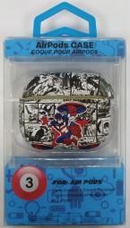 Силиконовый светящийся в темноте чехол для AirPods 3 Luxo Kaws рисунок №39