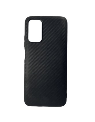 Накладка для Xiaomi Redmi 9T силикон карбон