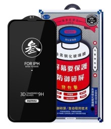 Защитное стекло для i-Phone 13 Pro Max 6.7"/14 Plus Remax GL-27 3D чёрное
