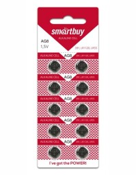 Батарейка часовая Smartbuy AG8-10B (200/2000) SBBB-AG8-10B