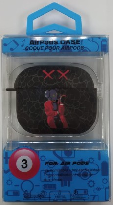Силиконовый светящийся в темноте чехол для AirPods 3 Luxo Kaws рисунок №40
