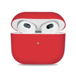 Силиконовый чехол для AirPods 3 красный