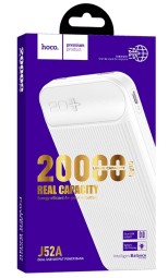 Powerbank Hoco J52A 20000mAh 2USB белый