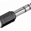 Адаптер-переходник Jack 3.5 мм (F) х Jack 6.3 мм (М) (1 канал) (A206)