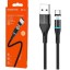 Usb Кабель-зарядка Type-C Магнитный Borofone BU16 3A 1.2м чёрный