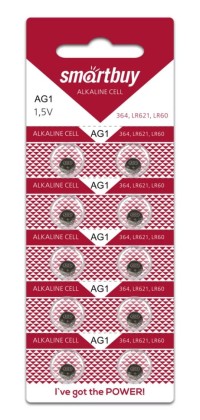 Батарейка часовая Smartbuy AG1-10B (200/2000) SBBB-AG1-10B