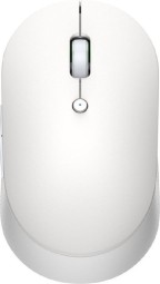 Мышь беспроводная бесшумная Mi с двойным подключением 1300dpi (HLK4040GL) белая