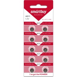 Батарейка часовая Smartbuy AG11-10B (200/2000) SBBB-AG11-10B