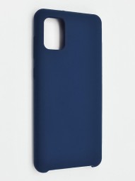 Накладка для Samsung Galaxy A31 Silicone cover темно-синяя