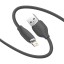 Usb Кабель-зарядка Lightning Baseus Jelly Liquid Silica Gel 2.4A 2м (CAGD000101) черный