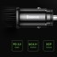 Зарядное устройство в авто Baseus Metal Type-C +1USB 30W черное