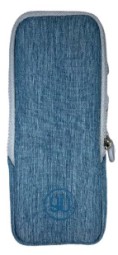 Пенал школьный Xiaomi 90 Points NINETYGO Smart School Pencil Case на молнии голубой