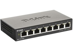 Коммутатор-мини D-Link DGS-1100-08V2/A1A с 8-портами черный
