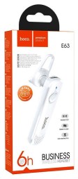 Bluetooth-гарнитура Hoco E63 BT5.0/70mAh/6ч белая