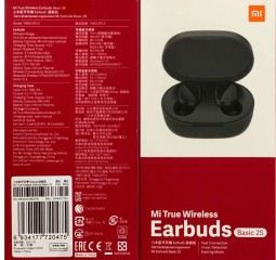 Наушники беспроводные Xiaomi Earbuds Basic 2S чёрные (GL)