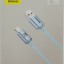 Usb Кабель-зарядка Lightning Baseus Crystal Shine 2.4A 2м (CAJY001203) синий
