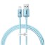 Usb Кабель-зарядка Lightning Baseus Crystal Shine 2.4A 2м (CAJY001203) синий