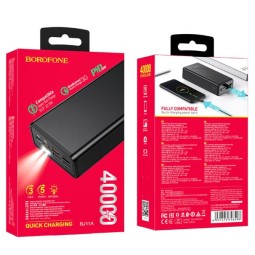 Powerbank Borofone BJ11A 40000mAh 4USB черный