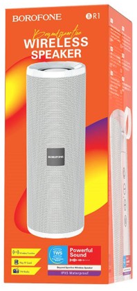 Bluetooth колонка Borofone BR1 Beyond sportive IPX5 TWS V5.0 серый