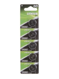 Литиевый элемент питания GP CR2032/BL5