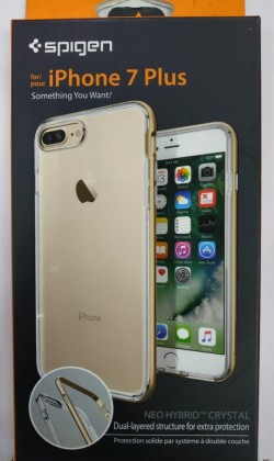 Чехол Spigen для i-Phone 7 Plus Neo Hybrid Crystal , шампань (043CS20538)