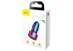 Автомобильное заряд. устр. Baseus 1USB/1C 45W перламутровое