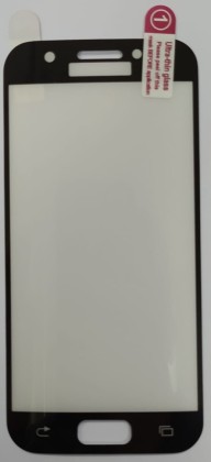 Защитное стекло Гибкое для Samsung Galaxy A3 (2017) черное