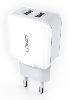 Сетевое зар. устр. LDNIO A2202 2USB белое
