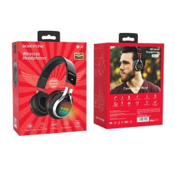 Стереонаушники Bluetooth Полноразмерные Borofone BO8 Love Song BT5.0/200mAh/4ч чёрные